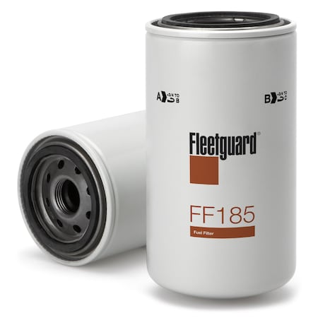Fleetguard Fuel Filter, Spin-On, FF185 FF185